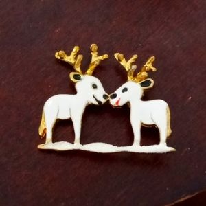 Vintage Enamel Brooch